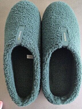 Bombas Mens Sunday Slippers NWT With Dust Bag Size 11 Dark Green